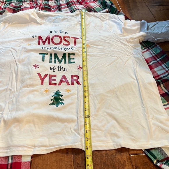 Women's Pajama Set Christmas  "Wonderful Time of The Year" NEW 3X - Picture 14 of 16